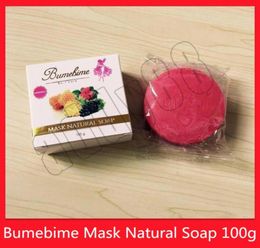 Nieuwe huidverzorging huidlichaam bumebime masker natuurlijke zeep handgemaakte bleken zeep met fruit essentieel 100 g DHL 10121832793302