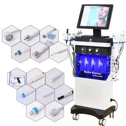 Nieuwe Huid Hydra gezichtscupping machine Schil Dermabrasie Waterstof Gezichtsverjonging Aqua Peeling Oplossing Zuurstof Schoonheidssalon Apparatuur