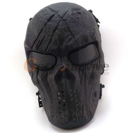 Nieuwe Skull Skeleton Army Airsoft Tactical Paintball Full Face Protection Mask Y200103