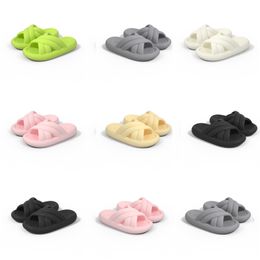 New Slippers Product Summer Free Shipping Designer for Women Green White Black Pink Grey Slipper Sandals Fashion-06 Womens Flat Slides Outdoor 85 s