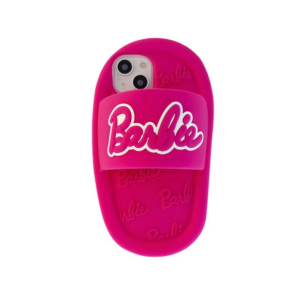 Coque de téléphone en Silicone souple, pantoufles et chaussures, pour iphone 15 14 13 12 Mini 11 Pro XS MAX 6 7 8 Plus XR SE, couverture mignonne 3D, nouvelle collection