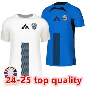 New Slovénie Soccer Jersey 2024 2025 Sesko Home White Away Blue 2024 2025 Football Clothes Sweatshirt Tops