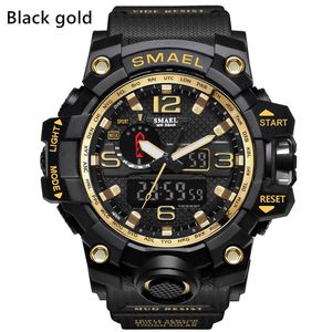 Nouveau smael relogio hommes montres de sport LED chronographe montre-bracelet montre militaire montre numérique bon cadeau pour hommes garçon d245b