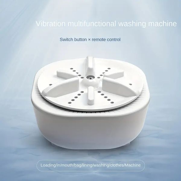 Nouvelle petite machine à laver automatique à ultrasons télécommande multifonctions réglage à trois vitesses lavage spécial sous-vêtements machine à laver