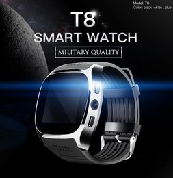 Nuevos productos electrónicos inteligentes T8 Smart Watch M26 Versión actualizada del teléfono con tarjeta con cámara6450596