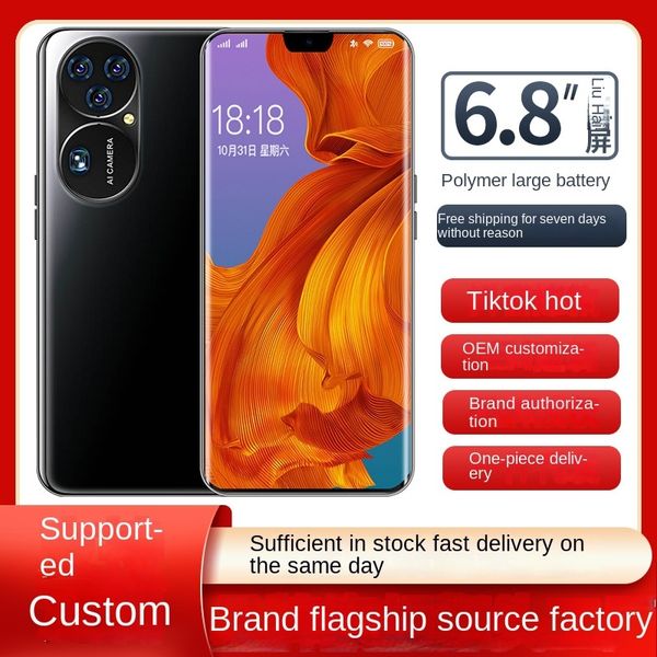 Nouveau téléphone intelligent X50 Pro HD grand écran Photo tout Netcom 5G Android téléphone intelligent usine en gros