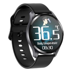 Nouvelle montre intelligente 1.28 pouces Fitness Tracker plein écran tactile fréquence cardiaque tensiomètre pour iOS Android 4.8