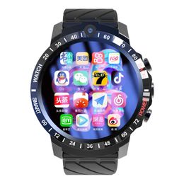 Nouvelle montre intelligente 4G réseau complet carte SIM grand écran appel vidéo étanche Fitness Tracker Smartwatch pour hommes
