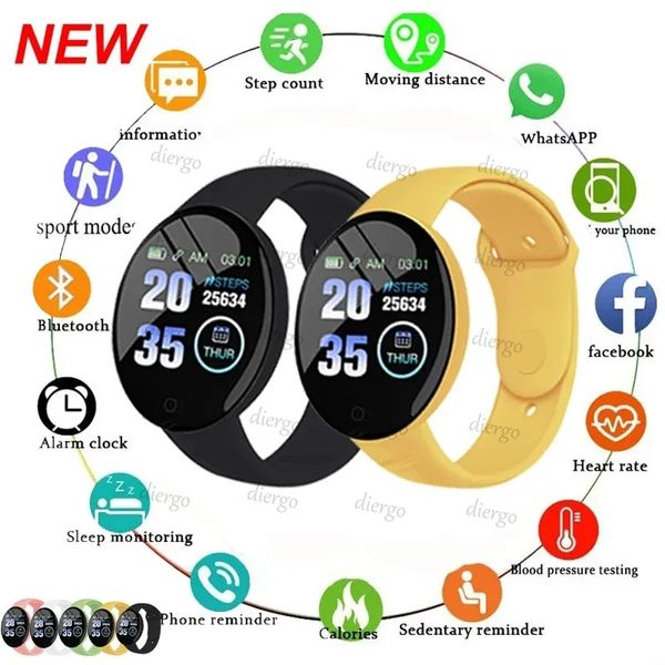 Nouvelle montre intelligente designer hommes femmes sport watch smart bracelet wrists wrists bandle de caoutchouc étanche à écran tactile intelligent