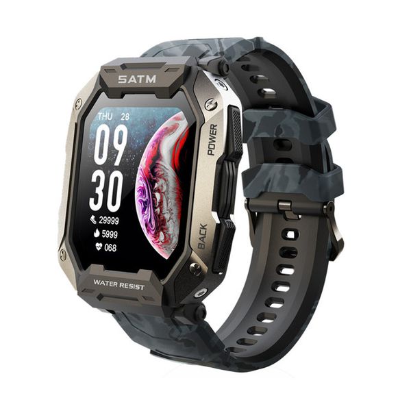 Nouvelle montre intelligente hommes Fitness Bracelet fréquence cardiaque surveillance de la pression artérielle sport Tracker IP68 étanche homme Smartwatch + boîte
