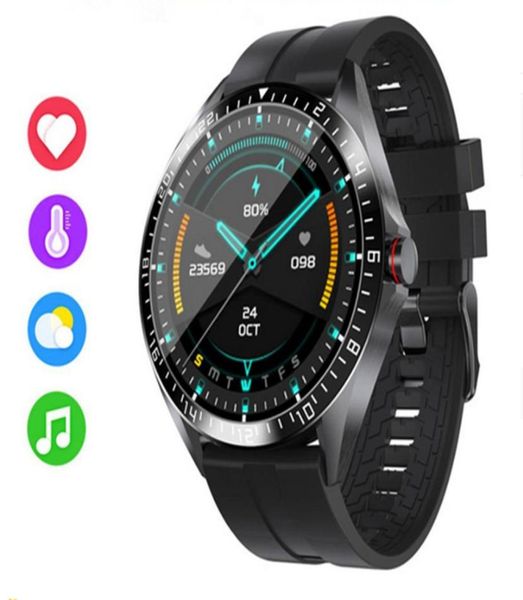 NOUVELLE MONTRE SMART MEN FEMMES BLUETOTH CALLER 128Infulltouchround Écran imperméable SportsMartbracelet Fitness Android IOS Smartwatche3868478