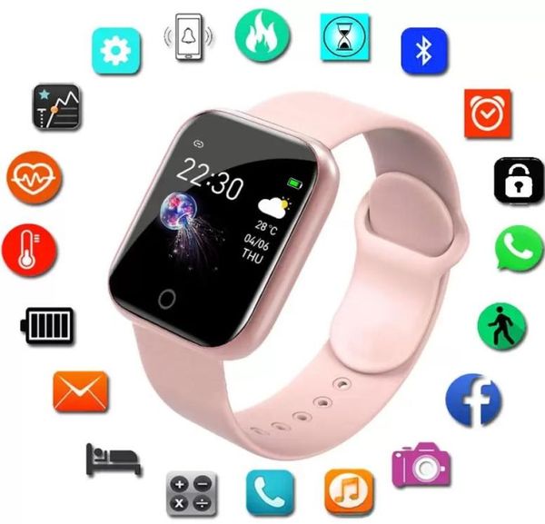 Nouvelle montre intelligente femmes hommes enfants montre pour Android IOS électronique horloge Fitness Tracker Silicone bracelet montres Hours2304147