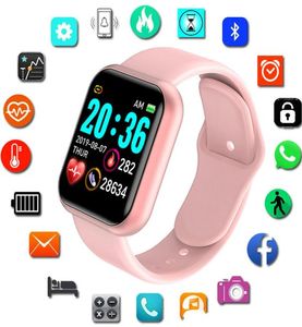 Nouvelle smart watch women women smartwatch pour Android iOS Electronics Smart Clock Fitness Tracker Slicone Strap Watches Smart Hours8327948