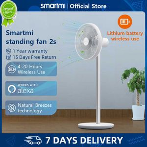 Nuevo ventilador eléctrico Smartmi 2S/3 ZLBPLDS03ZM/05ZM, ventilador de pie inalámbrico portátil para verano, tecnología Natural Breezes