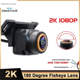 Nieuwe Smartour AHD 1920x1080p CCD CVBS 720P FISHEYE LENS CAR Voor/achteraanzicht Camera Starlight Night Vision Voertuig Reverse Camera