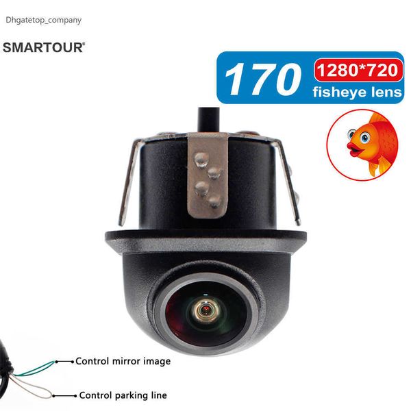 SMARTOUR – caméra de recul pour voiture, avec inversion de Vision nocturne, moniteur de stationnement automatique, CCD, étanche, vidéo HD à 170 degrés, lentille œil de poisson, nouvelle collection
