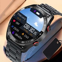 Nieuwe smartwatch HW20 Business roestvrijstalen riem met Bluetooth Communication Smartwatch Waterdichte heren ECG+PP