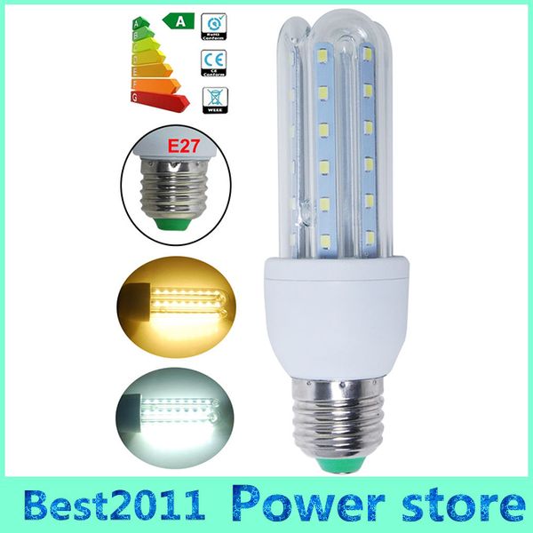 NOUVEAU SMD 2835 U Forme Lampada LED lampe E27 85-265V 7W Spotlight E14 Bombilles LED Ampoule E27 Spot Lamparas LED Lumière Noël