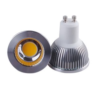 Regulable GU10 MR16 E27 GU5.3 cob Led Bombilla de luz 5W Bombillas de punto LED Lámpara de luces bajas AC85-265V 12V