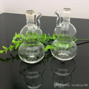 Novo cachimbo de vidro mini cachimbo de água bongos de vidro colorido formato de metal mini cabaça de vidro chaleira de cachimbo de água