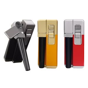 Nuevos tubos para encendedor de antorcha para fumar Click N Toke Encendedores plegables e integrados de humo en uno con malla de filtro y tapa de metal