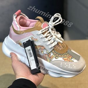 Nieuwe sneakers Designer schoenen hardloopschoenen topkwaliteit ketting reflecterende hoogte reactie heren dames lichtgewicht trainers maat 36-46 zm41