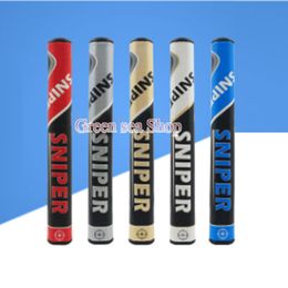 Nieuwe Sniper Golf Grips Hoge kwaliteit PU Golf Putter Grips 5 kleuren in de keuze 3 stks / partij Golfclubs Grijp gratis verzending