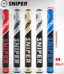 Nieuwe SNIPER Golf grips Hoge kwaliteit pu golf putter grips 5 kleuren in keuze 1 pcslot golfclubs grips 8870117