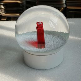 Nieuwe Sneeuwbol Met Rode GEEN 5 Parfumfles Binnen Klassiekers Letters Kristallen Bol Met Geschenkdoos Beperkte Gift voor VIP Customer220j