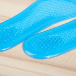 Nieuwe zachte massagegel inlegzolen schokabsorptie kussen lopen lopen comfortabele masserende gel inlegzolen voor schoenen zool vrouw mencomfortabel