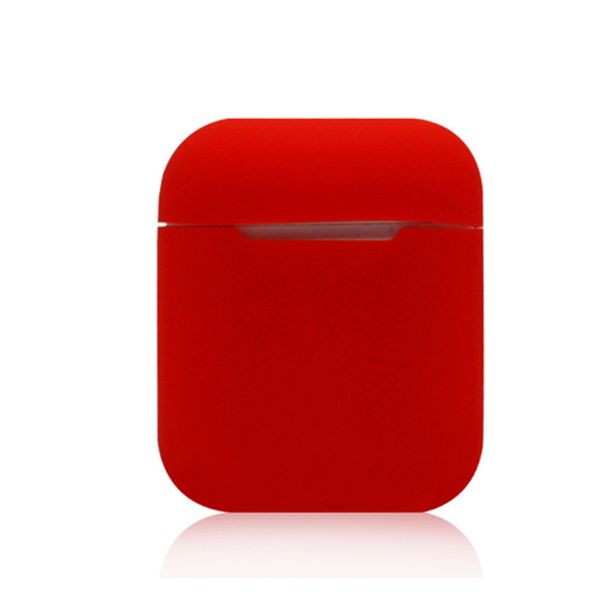 Étuis Airpods 1/2 en Silicone souple bon marché, étui de protection pour écouteurs sans fil Bluetooth, boîte de chargement, sacs