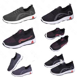 Nieuwe zachte zool antislip voetmassage wandelschoenen voor midden en ouderen, sportschoenen, hardloopschoenen, enkele schoenen, heren- en damesschoenen non-silp 41