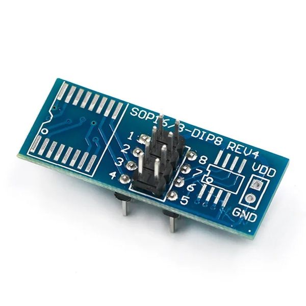 Nouveau SOIC8 SOP8 Flash Chip IC Clips Test Socket Adpter BiOS / 24/25/93 Programmer pour Arduino - Clips de test pour Arduino