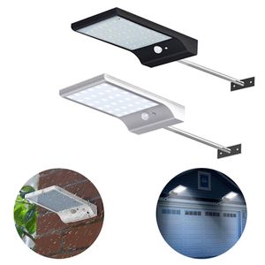 Nouveau capteur de mouvement PIR solaire super lumineux étanche lampe de lumière de sécurité sans fil pour jardin extérieur mur cour pont automatique sur arrêt du crépuscule à l'aube