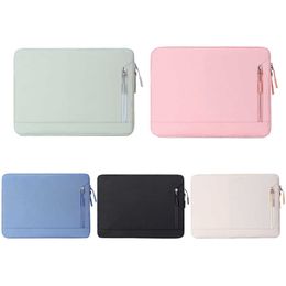 Nieuwe effen kleur retro stijl busines laptoptas voor MacBook Air Pro 13 15 13.3 14 15.6 inch notebook eenvoudige mode computerbehuizing HKD230828