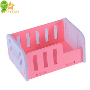 Nouveau Lit de Hamster Clôturé en Bois Massif Lit de Cochon d'Inde Lavable Hamster Maison Lits de Rat Cage Cavies Ferret Chinchila Accessoires pour Animaux ZG0005