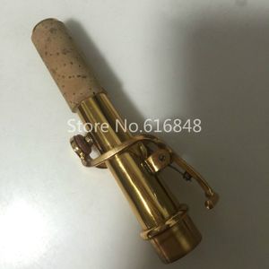 Nuevo cuello de saxofón Soprano de alta calidad latón dorado superficie conector de saxofón accesorios para instrumentos musicales 16,8mm