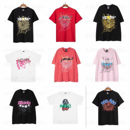 nouveau sp5der T-shirts pour hommes designer hommes T-shirts pour hommes Red Spider T-shirts pour hommes Young Thug Angel T-shirts pour hommes T-shirts pour femmes Toile d'araignée brodée eursize S / M / L / XL