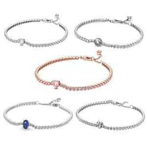 Nouveau coeur étincelant Tennis Sier Original femmes mode chaude Bracelet réglable pour cadeau