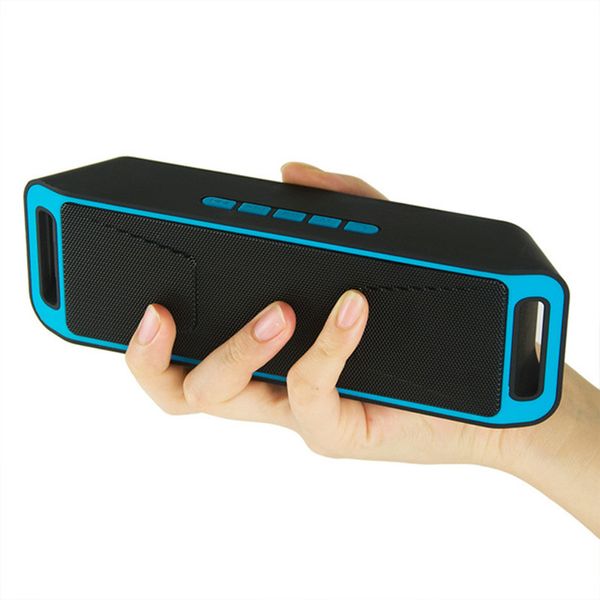 Nouveaux haut-parleurs Radio Portable Subwoofer Ordinateur extérieur sans fil Téléphones intelligents MP3 USB FM Stéréo