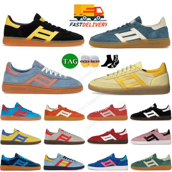 Nouveau spezials handball spezial presque jaune écarlate gum marine basse plate-forme nocturne ombre marron collégial blanc gris gris chaussure de chaussures de chaussures de gym