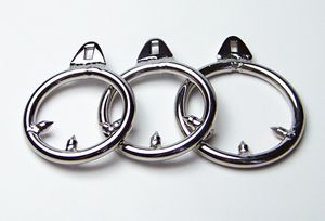 Spikes anti-off ring voor kuisheidsapparaat roestvrij stalen kooi BDSM Sex Toys Bondage Lock Producten