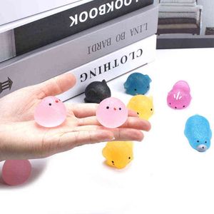 Nouveau Spongieux Squishy Mochi Fidget Jouets Kawaii Animal Doux Mignon Amusant Sensoriel Antistress Or Poudre Couleur Mini Squeeze Jouets pour Enfants Y1210