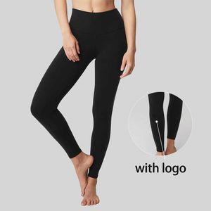 Nouveaux Leggings de sport femmes Stretch séchage rapide noir pantalons de Yoga 20 couleurs entraînement pantalons de gymnastique taille haute Leggings LU #2212