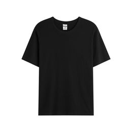 Nouveaux sports de plein air Vêtements Fan Top Été Col rond Hommes T-shirt noir