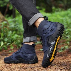 Nouveaux sports extérieurs grandes chaussures d'alpinisme de randonnée Chaussures antidérapantes et respirantes pour hommes et couple pour femmes chaussures 38-48 J5ff #