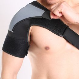 Deportes nuevos, protector de hombro con correa para hombre, baloncesto, fitness, soporte fijo para el cuidado de la salud, protector de hombro