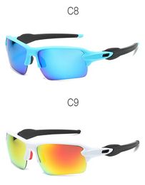Nouvelles lunettes de soleil sportives à demi-trame de marque Eyewear Men Bicycle and Driving Sun Grasses 9271