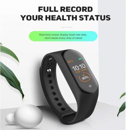 New Sports Watch M4 Pro Smart Bracelet étanche à fréquence cardiaque Braceuse de fitness Hyperal Fitness Watch pour Android iOS9124543