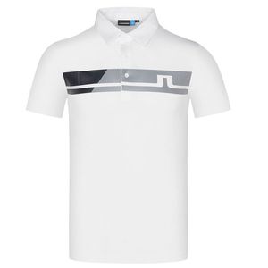 Spring Summer Nuevo Hombres Camiseta de golf de manga corto